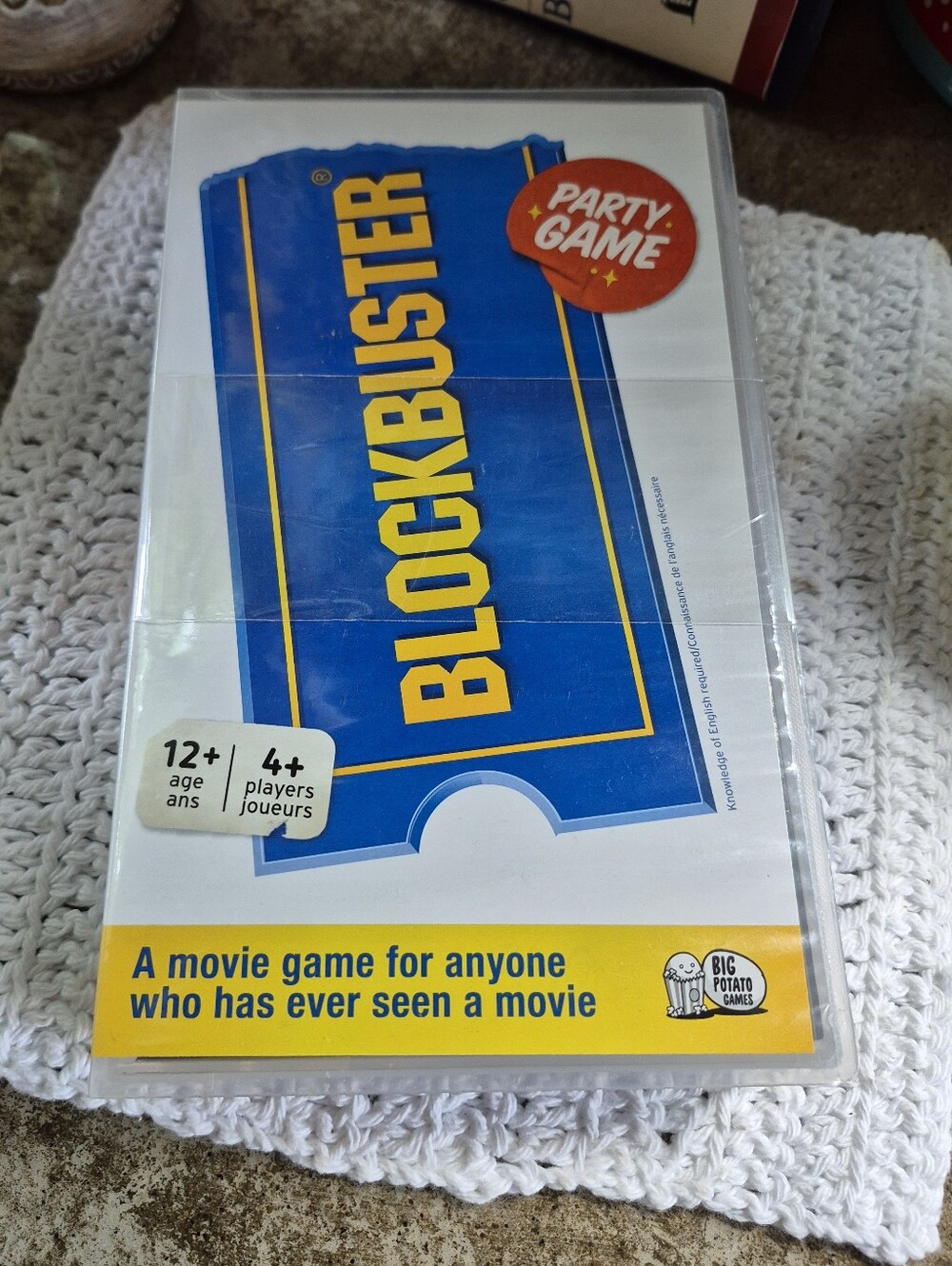 ❤️🔥 Vtg New Blockbuster Party Game Movie Trivia Board Game Night